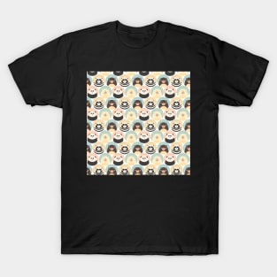 Round cute animals T-Shirt